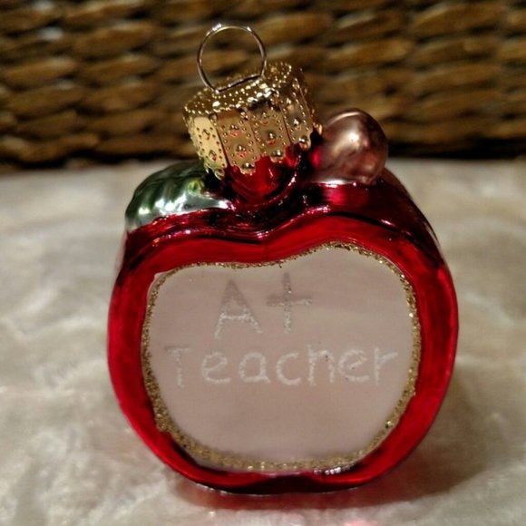 Teacher Ornaments, Bella Lux Glass, NEW - Picture 7 of 12